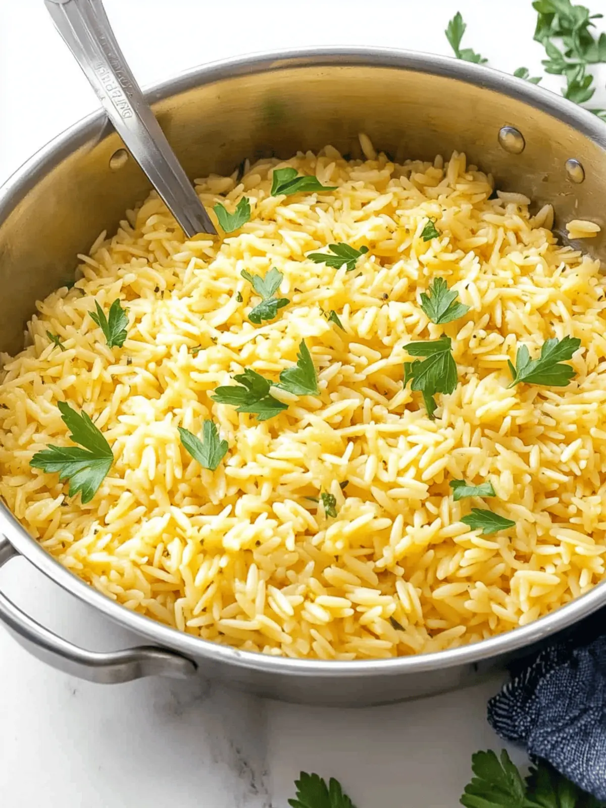 Easy Orzo Rice Pilaf with Garlic and Herbs: A Delicious Side Dish